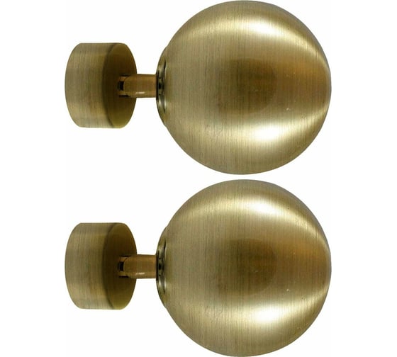 Изображение товара Наконечник Эскар Шар на ножке, золото антик, D25 мм, пара 3122548561