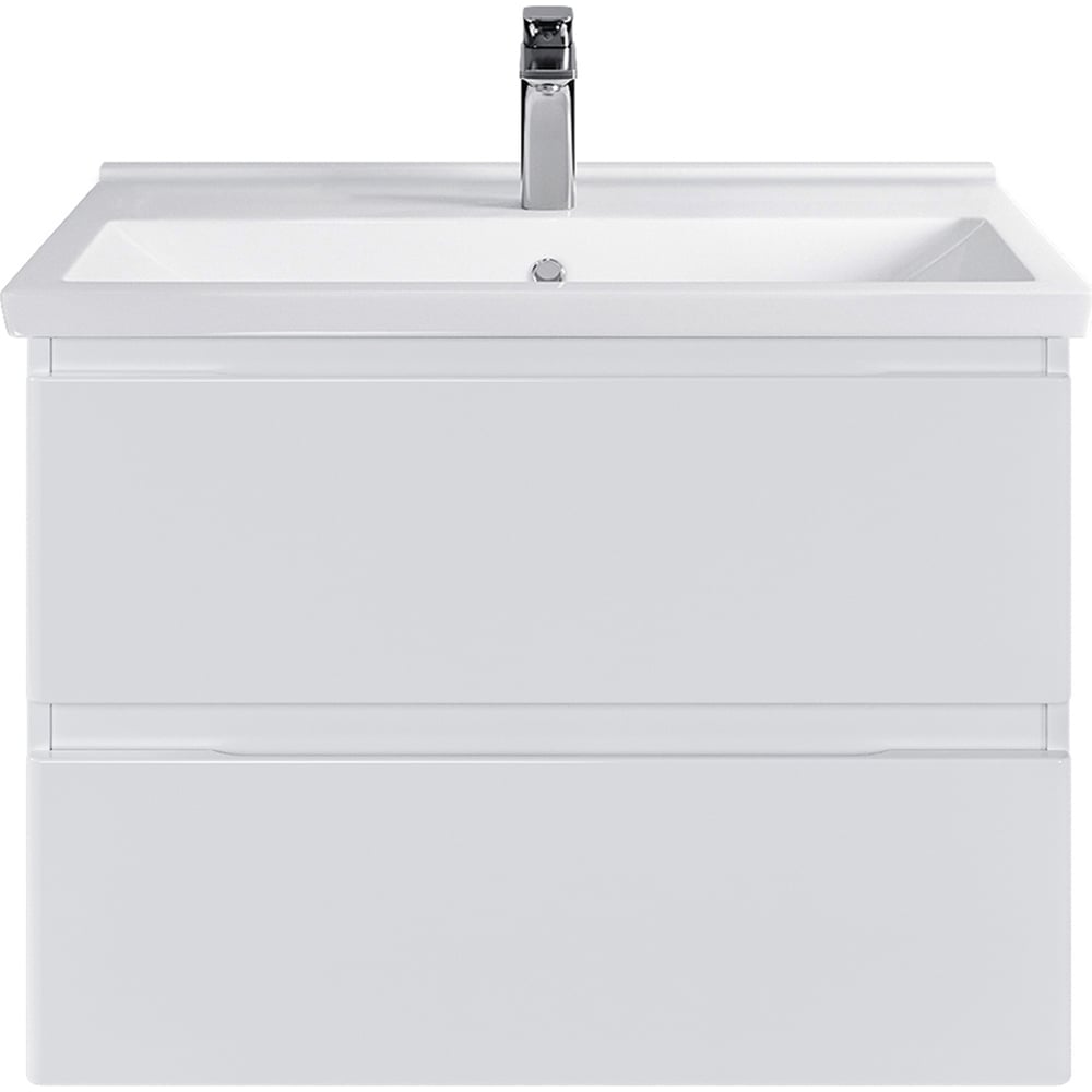 Изображение товара Комплект Sanstar Riana 80 подвесная тумба с раковиной белая