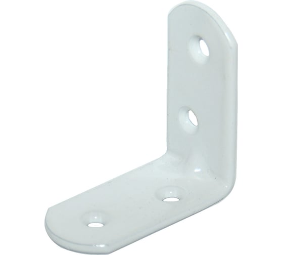 Изображение товара Мебельный кронштейн Скобис МК 40x40x20x2 белый, 300 шт. 4680016800847