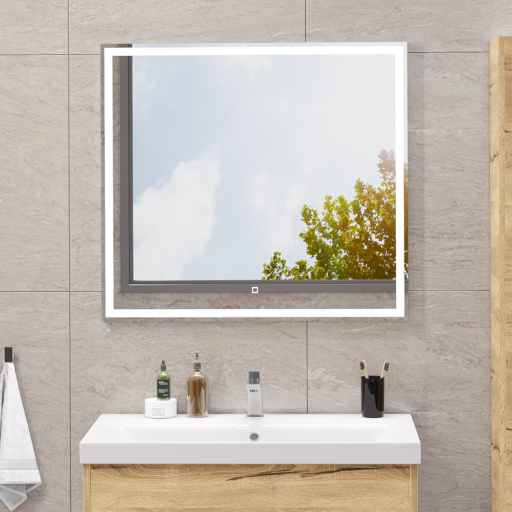 Изображение товара Универсальное зеркало Sanstar Oscar 80 с подсветкой для ванной и интерьера