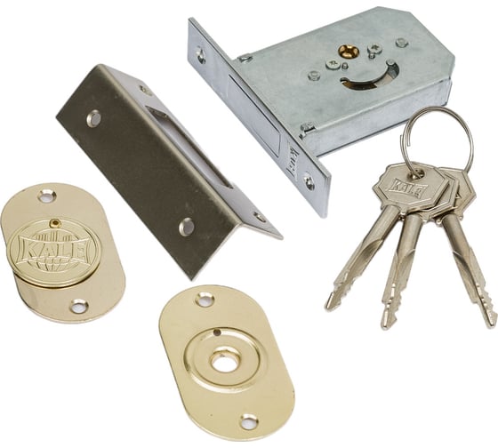 Изображение товара Врезной замок под крестообразный ключ KALE KILIT 156F, BS45, 21CP, 3K, SP, Ros, STB 156F0000003