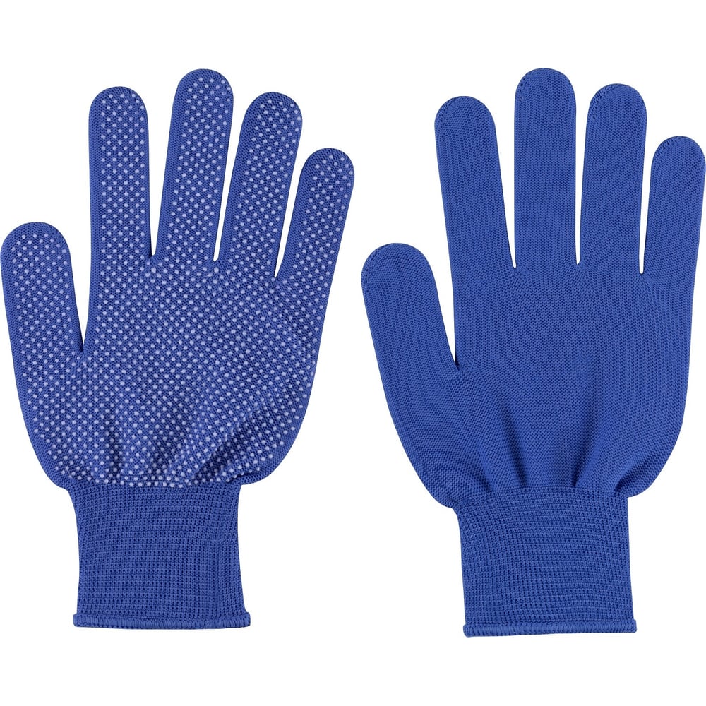 Изображение товара Садовые перчатки PARK Капелька синие для садово-строительных работ размер M