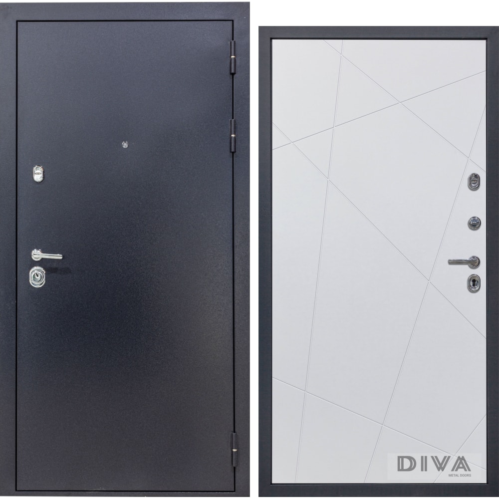 Правая дверь DIVA броненакладка fuaro def 5513 pb сталь латунь
