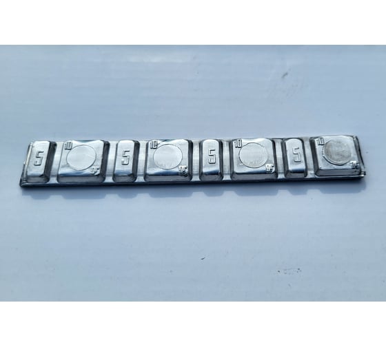 Изображение товара Грузики балансировочные R2R самоклеящиеся 15 мм, штампованный свинец, 100шт/упак. 6010-СК15-100-М