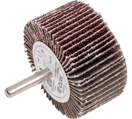 Изображение товара Круг лепестковый со шпинделем YATO 60х30х6 Р40 YT-83361 367283361 092 1