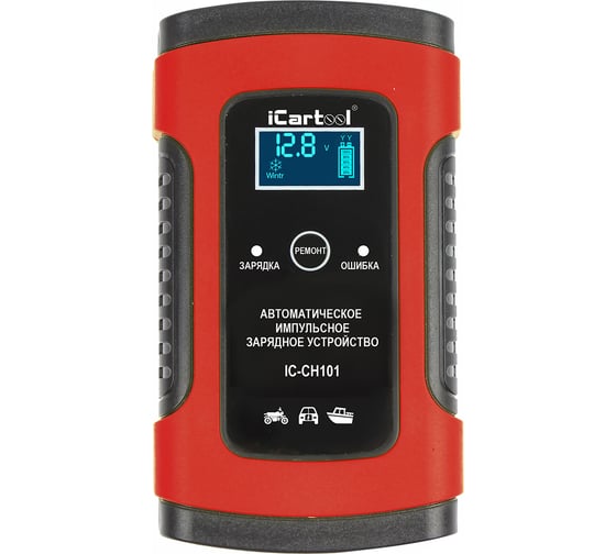 Изображение товара Импульсное зарядное устройство iCarTool 12В с функцией восстановления IC-CH101