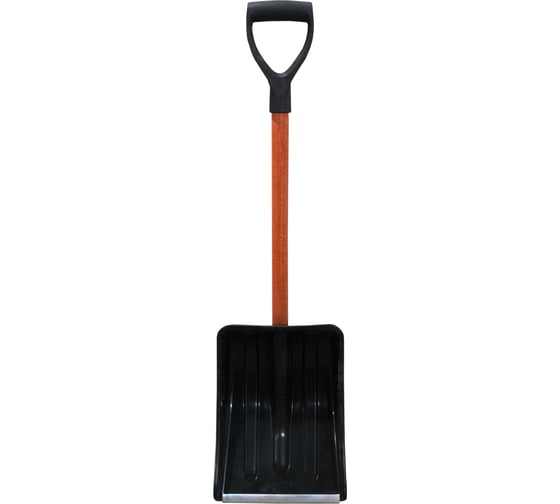 Изображение товара Снеговая автомобильная лопата со стеклопластиковым черенком Диэлектрик 37x26 см, черная Д481008