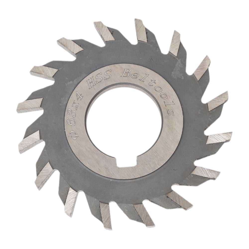 Изображение товара Фреза дисковая трехсторонняя 63x4x22 мм HSS ГОСТ 28527-90 Beltools