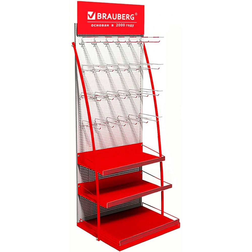 Изображение товара Полочная стойка BRAUBERG 504874 2050x600x500 мм Изображение товара Полочная стойка BRAUBERG 504874 2050x600x500 мм
