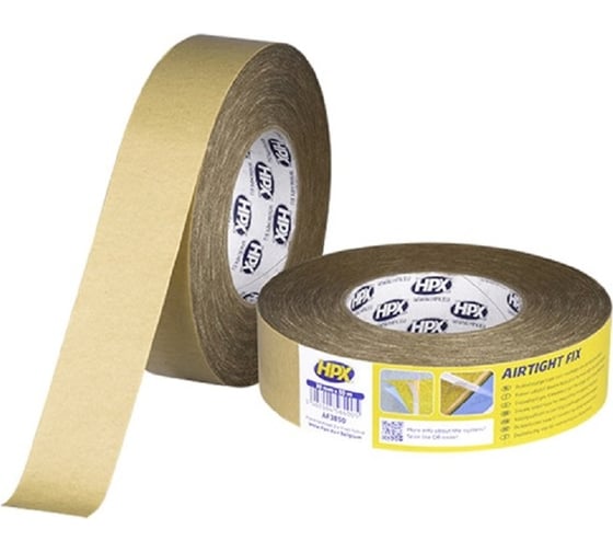 Изображение товара Двусторонняя клейкая лента для паробарьеров HPX AIRTIGHT FIX 38 мм х 50 м 5407004564005