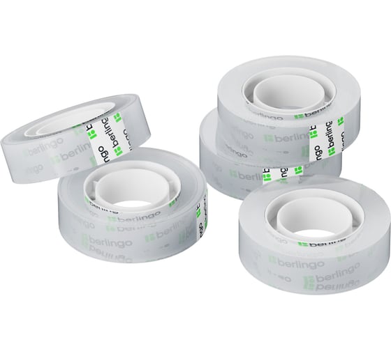 Изображение товара Набор клейкой ленты Berlingo, 10 шт., 15мм х 33м, прозрачная AT1530