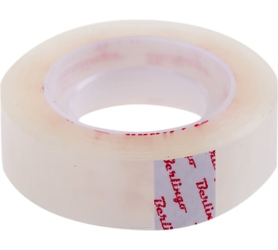 Изображение товара Клейкая лента Berlingo 19 мм, 33 м, прозрачная, в пакете, с ШК AT19331