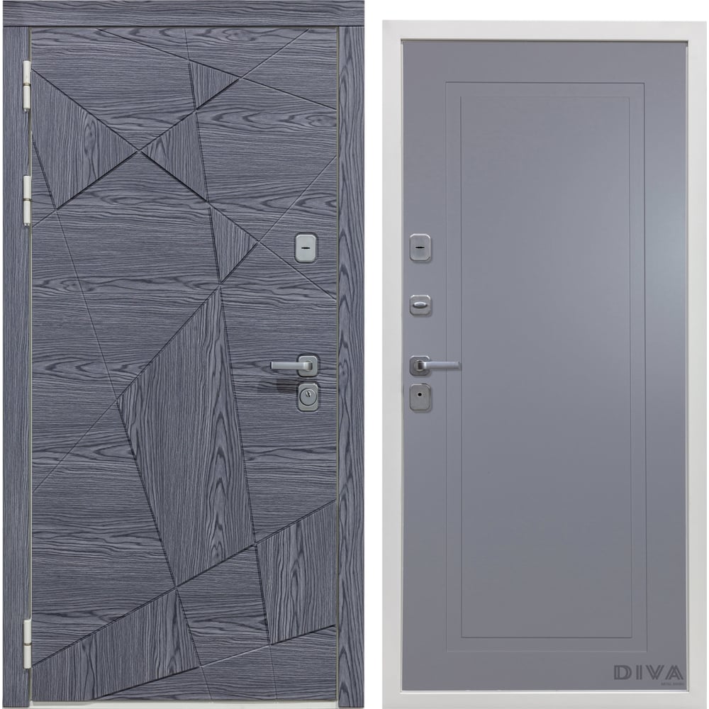 Левая дверь DIVA дверь левое открывание белка на дереве 190 х 67 см с фотопечатью 6 мм добропаровъ