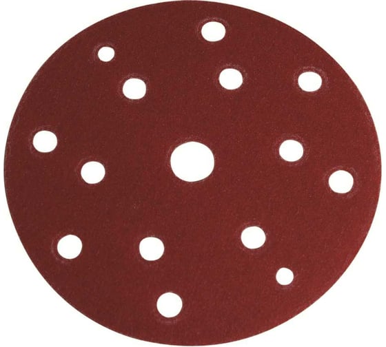 Изображение товара Абразивный материал в кругах на пластиковой основе 50 шт, 150 мм, 15 отверстий, P150 BETACORD 501.0150