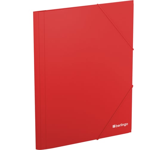 Изображение товара Папка на резинке Berlingo Soft Touch А4, 600 мкм, красная FB4_A4982