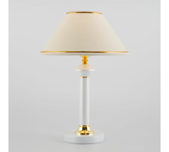 Изображение товара Настольный светильник Eurosvet 60019 1 глянцевый белый 00000079887