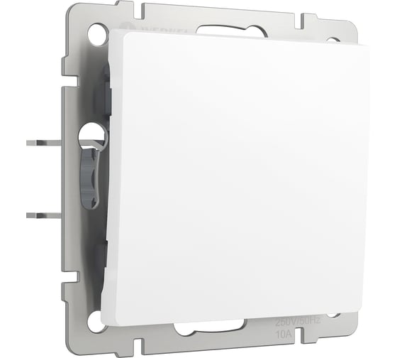 Изображение товара Одноклавишный выключатель WERKEL W1110061 белый матовый a059268