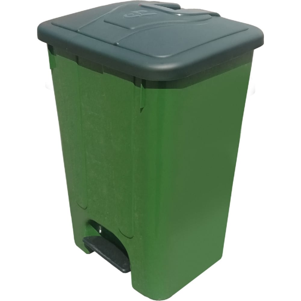 Купить Мусорный бак Sembol Plastik, 26006, зеленый, пластик