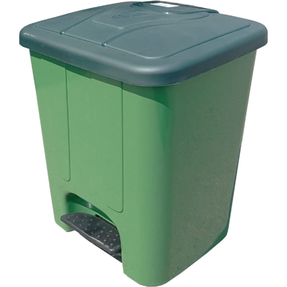 Купить Мусорный бак Sembol Plastik, 25997, зеленый, пластик