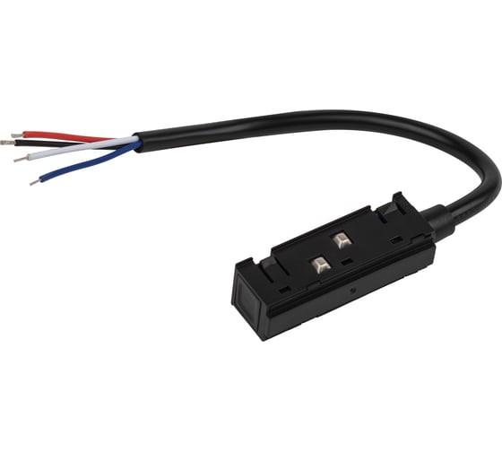 Изображение товара Ввод питания ЭРА TRM20-PI-B для магнитной трековой системы NOVA 48V максимально 400Вт черный, Б0054794