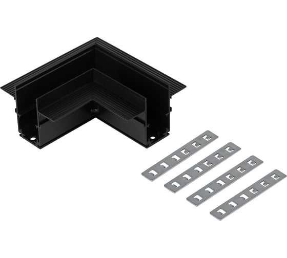 Изображение товара Коннектор ЭРА TRM-R20-CC-B угловой для встраиваемого магнитного шинопровода NOVA TRM-R20 черный, Б0054782