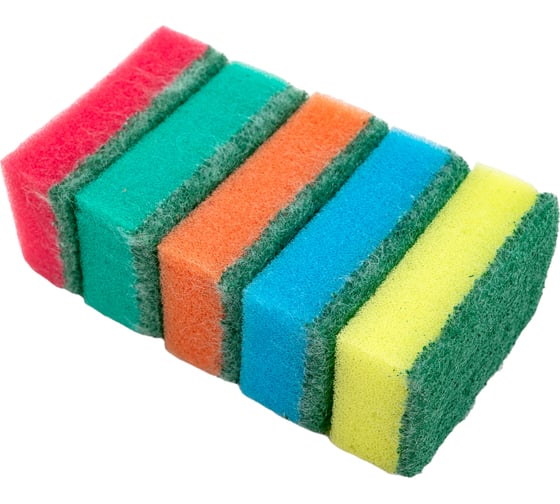 Изображение товара Губка для посуды Золушка Стандарт 5 шт. 614