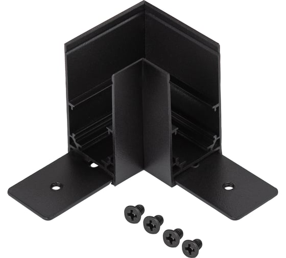 Изображение товара Коннектор ЭРА TRM-S20-CC-B угловой для накладного магнитного шинопровода NOVA TRM-S20 черный, Б0054787