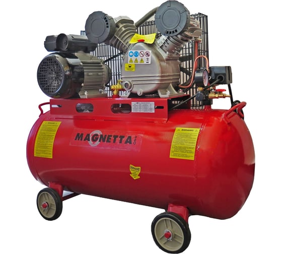 Изображение товара Компрессор с ременным приводом MAGNETTA SV0.25/8-80L