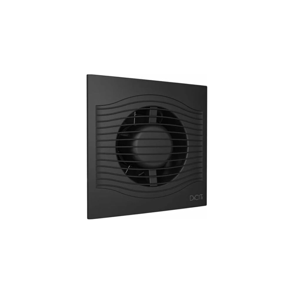 Накладной вентилятор DICITI SLIM D100 обратный клапан Matt black 90-03098