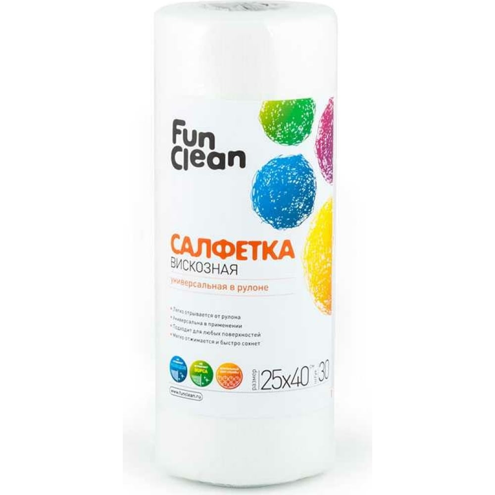 фото Универсальная сухая салфетка fun clean