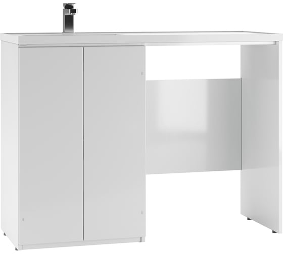 Изображение товара Тумба под умывальник АЙСБЕРГ "Magenta 120 лев/прав Норма" без ящика DA1659T