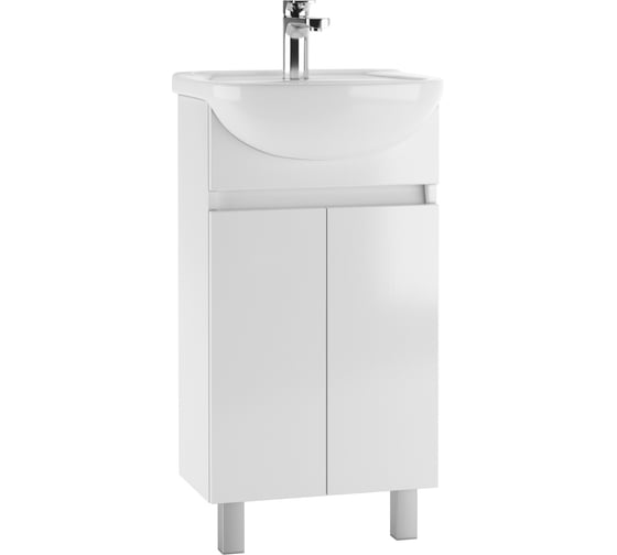 Изображение товара Тумба под умывальник АЙСБЕРГ "Уют 45 Норма" без ящика DA1656T