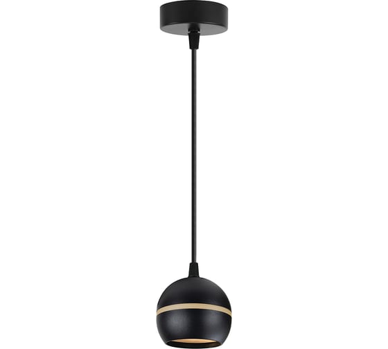 Изображение товара Светильник для натяжных потолков FERON HL3568 на подвесе GX53 15W 230V, черный 90*80, 48090