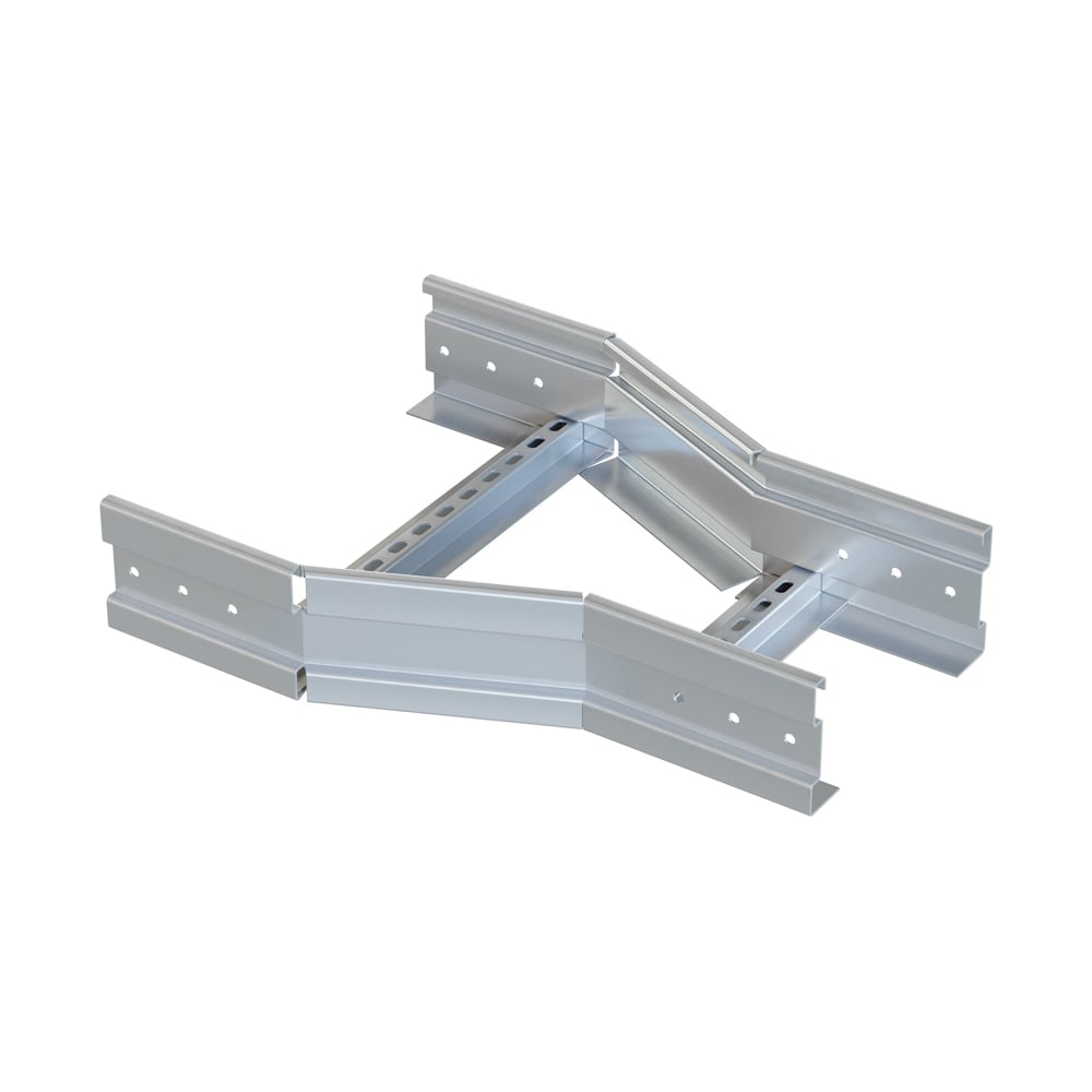 Центральный лестничный усиленный переходник по ширине EKF 100x400x300 мм, 2 мм, HDZ wcltp100х400х300-2-HDZ