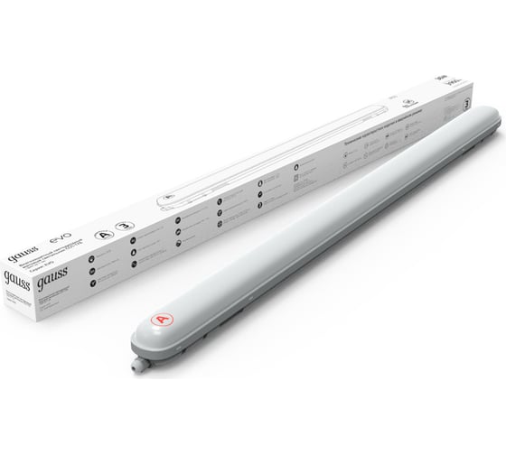 Изображение товара Светильник Gauss IP65 LED ССП-176 EVO IP65 12007666 36W 3960lm 6500K с БАП на 1ч, 864425336A