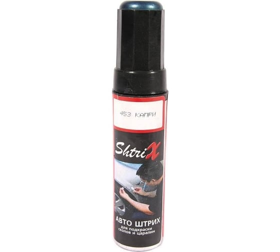 Изображение товара Профессиональный карандаш с кисточкой для удаления сколов и царапин Аэрохим Shtrix Авто штрих капри, 12 мл LADA 453
