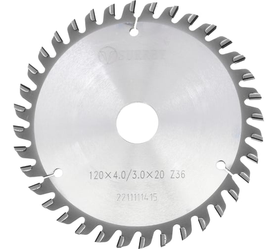 Изображение товара Диск пильный пазовый DIA 120x20x4/3 мм, z36 WZ KDT Surrey TL26069
