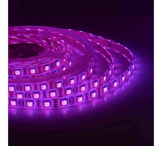 Изображение товара Светодиодная лента Apeyron 12В, СТ, 14,4Вт/м, smd5050, 60д/м, IP65, ширина подложки 10мм, 9м, RGB. 00-528