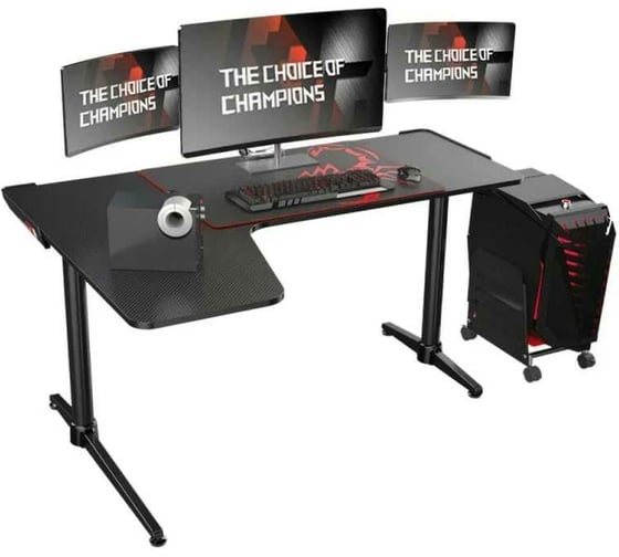 Изображение товара Стол для компьютера Eureka L60 чёрный ERK-L60L-B-V2