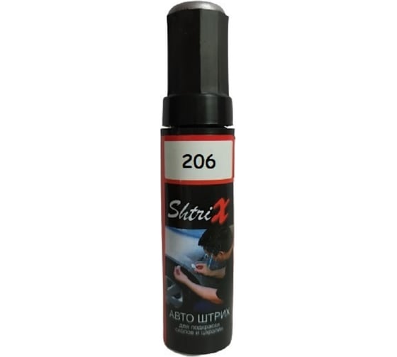 Изображение товара Профессиональный карандаш с кисточкой для удаления сколов и царапин Аэрохим Shtrix Авто штрих талая вода, 12 мл LADA 206