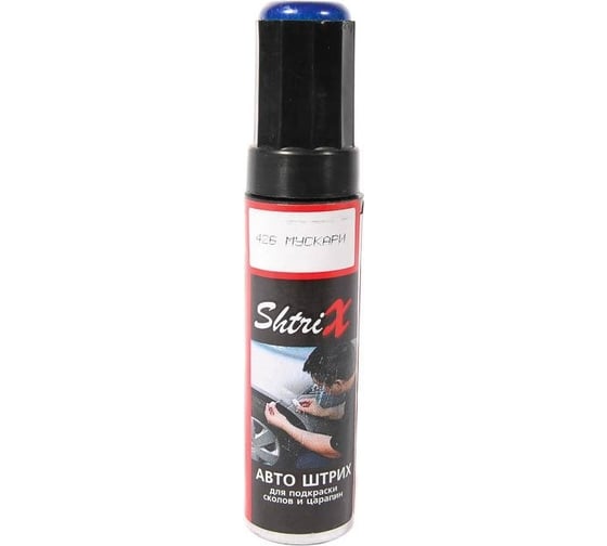 Изображение товара Профессиональный карандаш с кисточкой для удаления сколов и царапин Аэрохим Shtrix Авто штрих мускари, 12 мл LADA 426