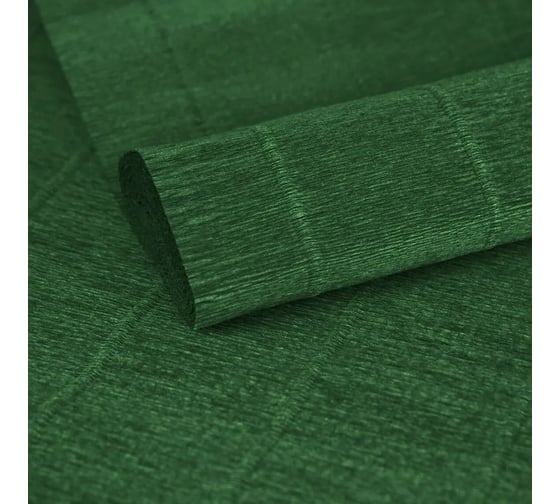 Изображение товара Гофрированная бумага BLUMENTAG 50 см х 2.5 м, 180 г/м2, 561 темно-зеленый 672847