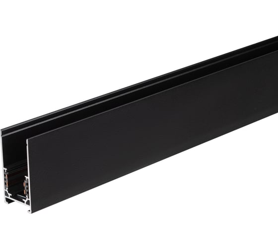 Изображение товара Магнитный трековый шинопровод ЭРА TRM-S20-100-B накладной 1м 48V черный, Б0054838