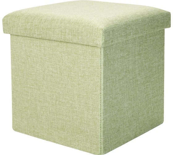 Изображение товара Короб складной ГЕЛЕОС, размер 30x30x30 см, светло-зеленый ПУФ-31-СЗ
