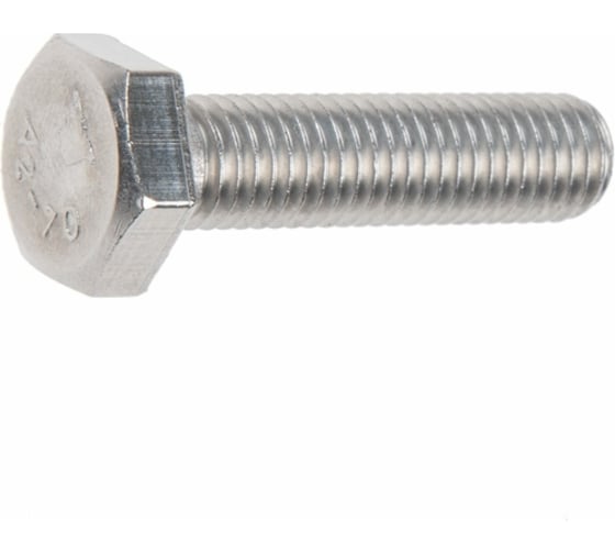 Изображение товара Шестигранный болт STARFIX М6x50 мм, нержавеющая сталь А2, DIN 933, 10 шт. SMZ1-104815-10