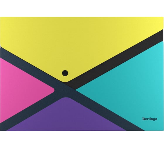 Изображение товара Папка-конверт на кнопке Berlingo xProject. Color Block, 300 мкм, с дизайном EFb_A4994