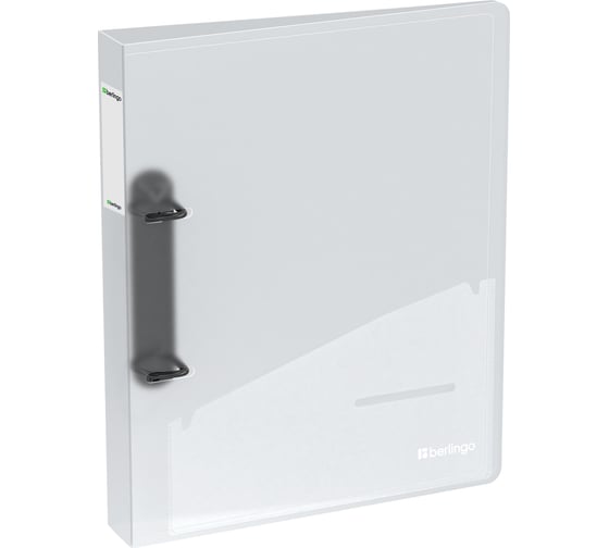 Изображение товара Папка на 2 кольцах Berlingo No Secret 40 мм, 700 мкм, полупрозрачная, D-кольца, с внутр. карманом RB4_24991