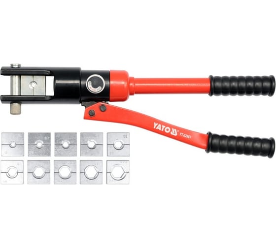 Изображение товара Ручной пресс с цилиндром YATO 16-240мм² YT-22861