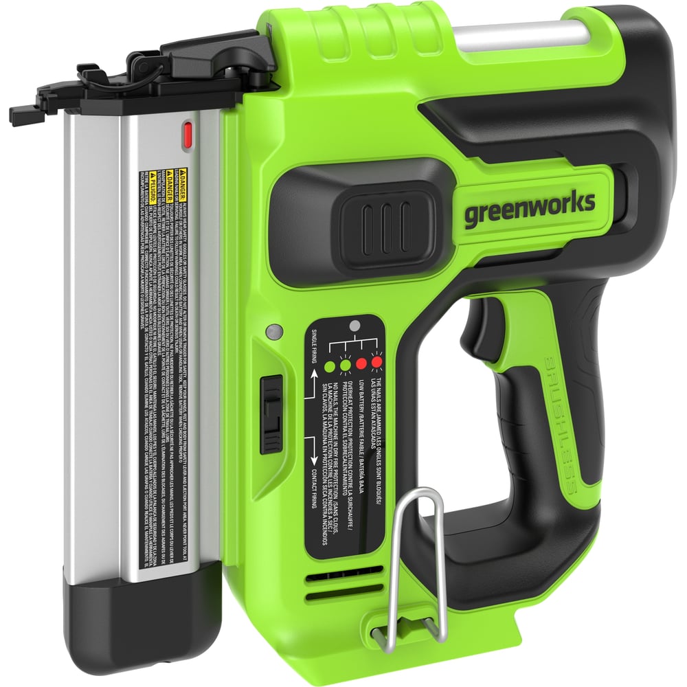 Изображение товара Аккумуляторный нейлер GreenWorks GD24BN 3400707 для домашней и профессиональной работы