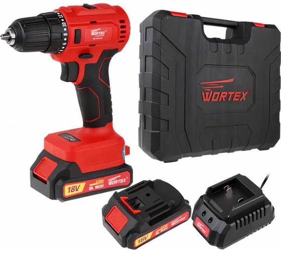 Изображение товара Аккумуляторная дрель-шуруповерт WORTEX BD2025DLi1029